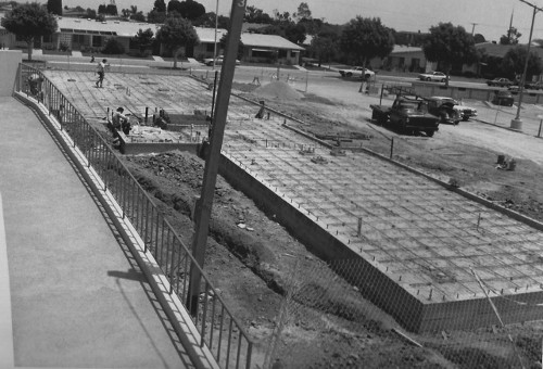 Admin Bldg 1988 foundation laid