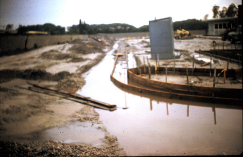 Flooded foundation undated